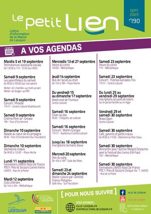 Petit Lien n°190 Septembre 2023