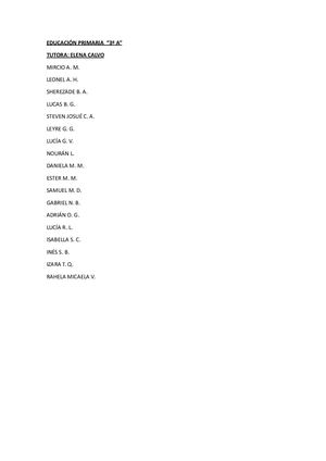 3º Primaria 2023-2024