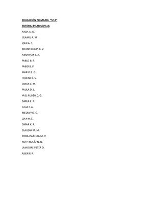 5º Primaria 2023-2024