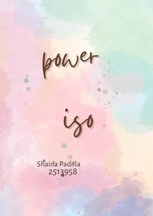 Power Iso