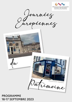 Programme des JEP 2023 - OT CVV