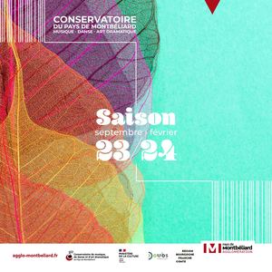 Conservatoire Du Pays De Montbeliard Plaquette Programme 2023 2024