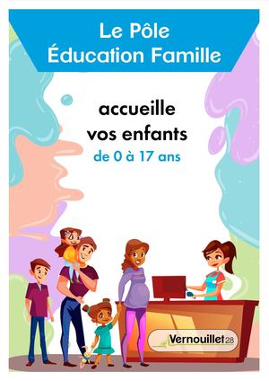 Plaquette Pôle Education Famille Vernouillet
