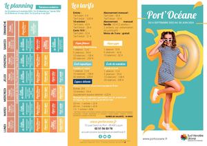 Plaquette Centre Aquatique Portoceane