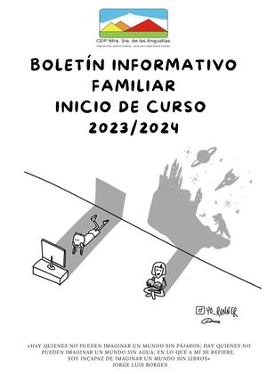 Boletín Inicio Curso 2023 2024