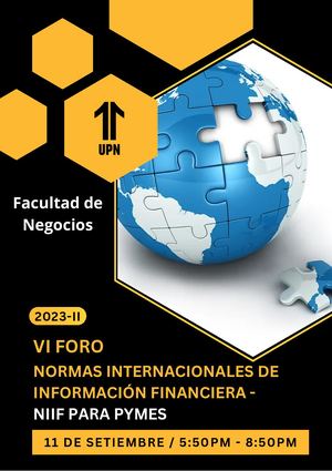Vi Foro Niif Para Pymes