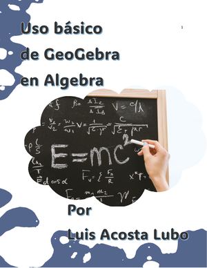 Uso básico de GeoGebra en Algebra