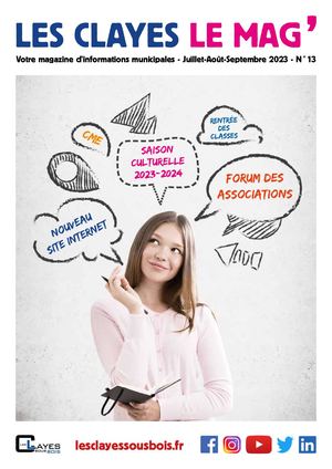 Les Clayes Le Mag' #13 - Juillet, août, septembre 2023
