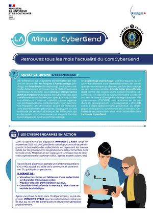 La Minute CyberGEND #001