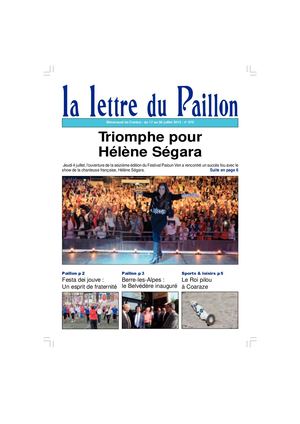 Lettre du Paillon N°670