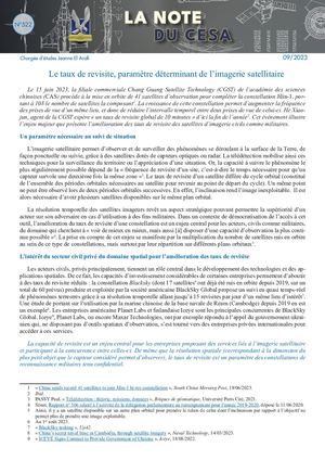 LA NOTE DU CESA N°522