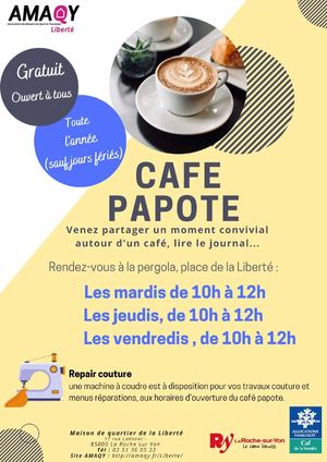 Nouvelle Affiche Café Papote