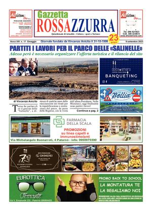 Gazzetta Rossazzurra 9 09 2023 Anno Viii N 17