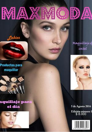 Revista Catálogo Producto Minimalista Blanca