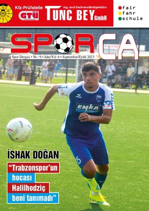 Sporca Eylül 2023 Sayi 09