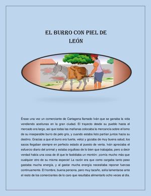 El asno Con Piel De León