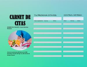 Carnet De Citas 2