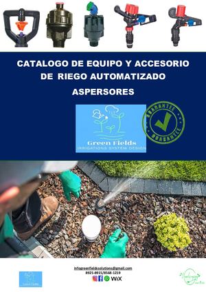 Manual De E Manual De Equipo De Riego Landscaping Green Fields Solutions V Español