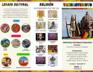 TRÍPTICO - TAHUANTINSUYO