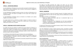 2023 Règlement Intérieur L'Échappée