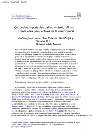 Vaughan Graham 2018 Important Movement Concepts Clinical Versus Neuroscience Perspectives (1)