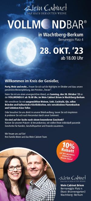 Newsletter Vollmond Oktober Kreis Geniesser
