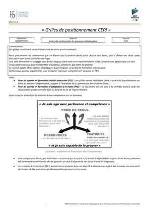FPS2023 Outil 4 CEPJ Grilles Pré-positionnement