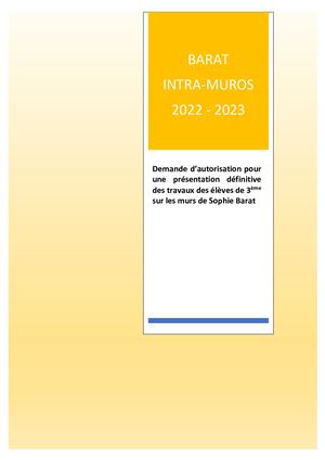 Demandes D Autorisation 2022 2023