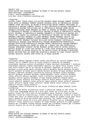 COMMENT FONCTIONNE LE PORTEFEUILLE MAGIQUE ? Tel: +22954683344