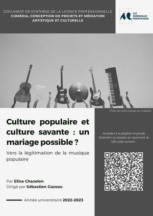 Culture populaire et culture savante : un mariage possible ?