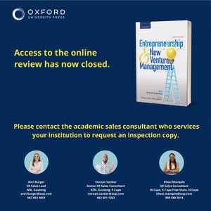 Entrepreneurship and New Venture Management 7e