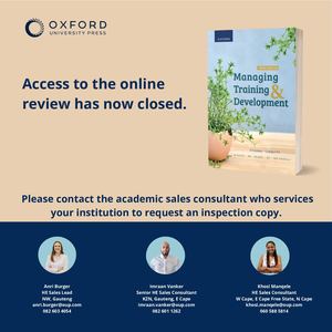 Managing Training and Development 9e Second Docutech