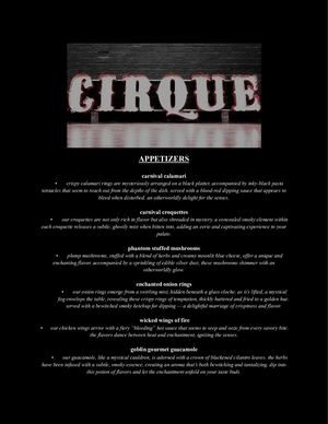 Calaméo - CIRQUE FOOD MENU.