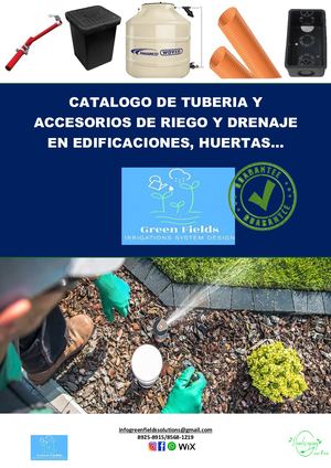 Manual De Tuberia De Riego, Drenaje Y Otros Landscaping Green Fields Solutions V Español