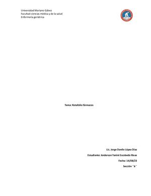 Rotafolio Farmacos Gereatria