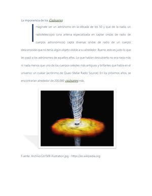 La imponencia de los Cuásares