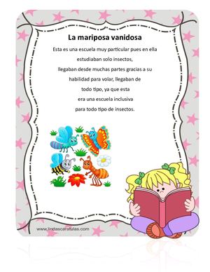 Fabula La Mariposa Vanidosa