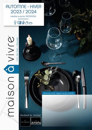 CATALOGUE MAISON À VIVRE - AUTOMNE/HIVER 2023-2024