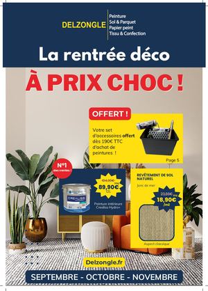 Catalogue Prix Choc Delzongle Aquitaine