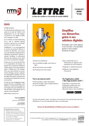 MMH : octobre 2023 -lettre d'information