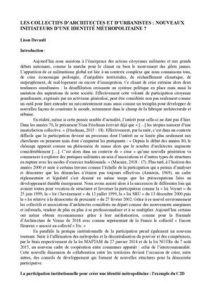 Les collectifs d’architectes et d’urbanistes : nouveaux initiateurs d’une identité métropolitaine ?