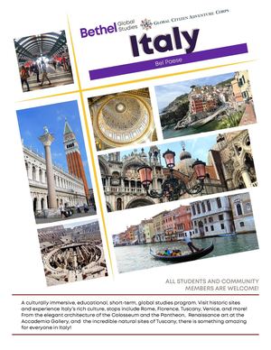 Italy Brochure
