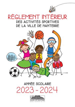 Nanterre Reglement Sport 2023