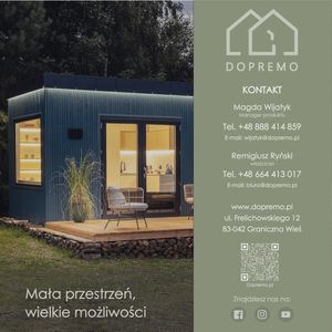 DOPREMO - Domek 13m²