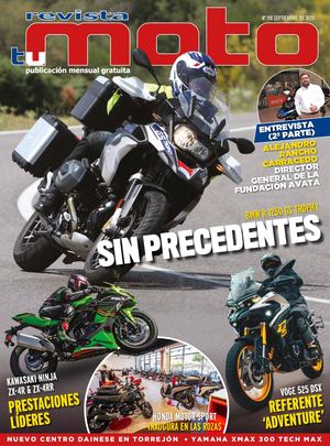 Revista Tu Moto mes de septiembre 2023. Número 118 de la revista.