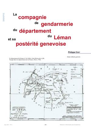 4 Rhpg6 La Compagnie Du Léman Et Sa Posterité Coet