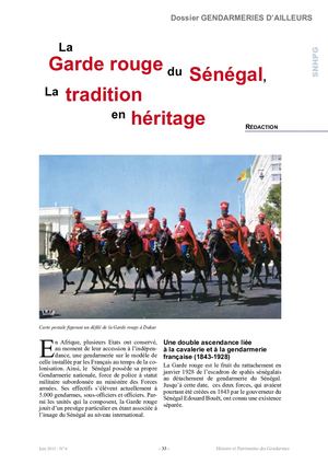 7 Rhpg6 La Garde Rouge Du Sénégal Redaction