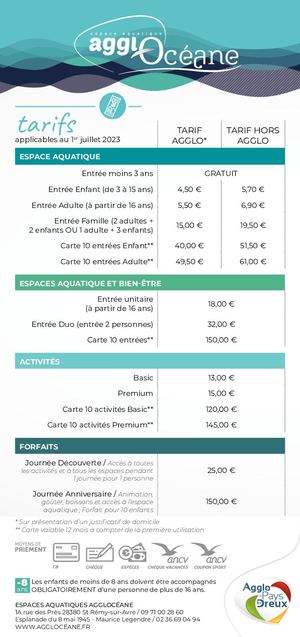 Tarifs Et Horaires Aggloceane Vernouillet & St Rémy/Avre