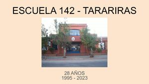 2023 Escuela 142 28 Años