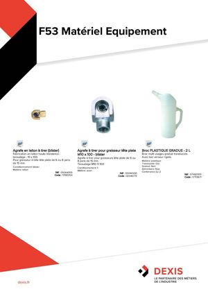 F53 Matériel Equipement